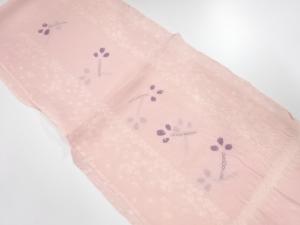 正絹　絽　絞り　夏用帯揚げ